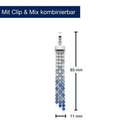 Anhänger MARY-ANN blue Clip & Mix