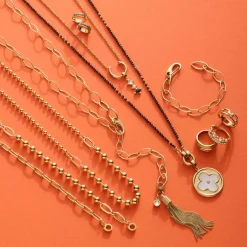 Armband DOTTY gold Clip & Mix