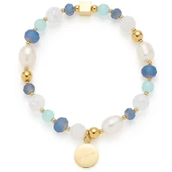 Armband HOPE gold/blau
