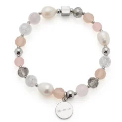 Armband HOPE silber/rose