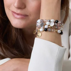 Armband HOPE silber/rose