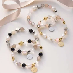 Armband HOPE silber/rose