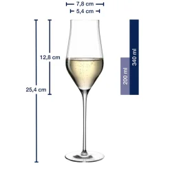 Champagnerglas BRUNELLI 340 ml 6er-Set