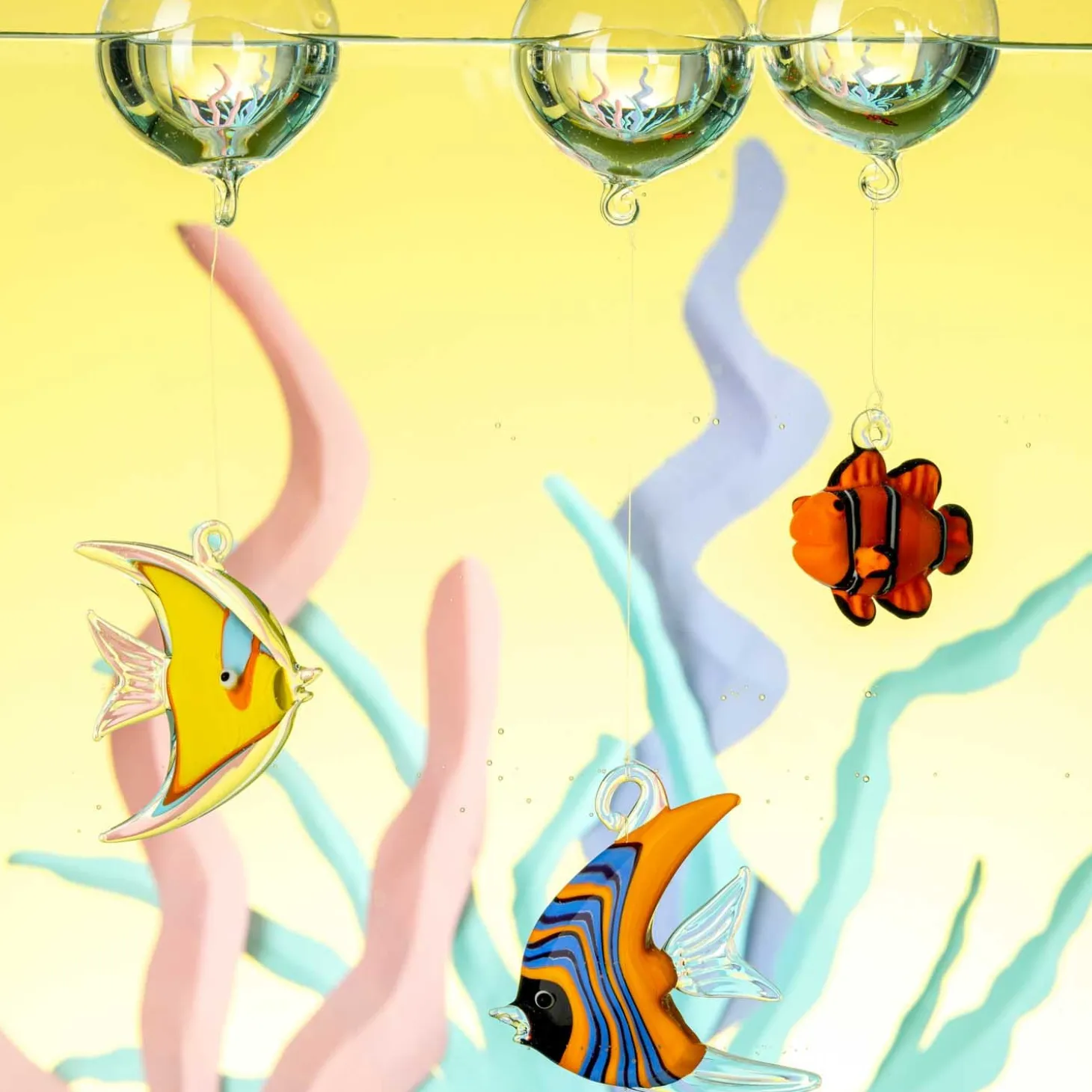 Clownfisch Delfin Fisch MARE 3er-Set