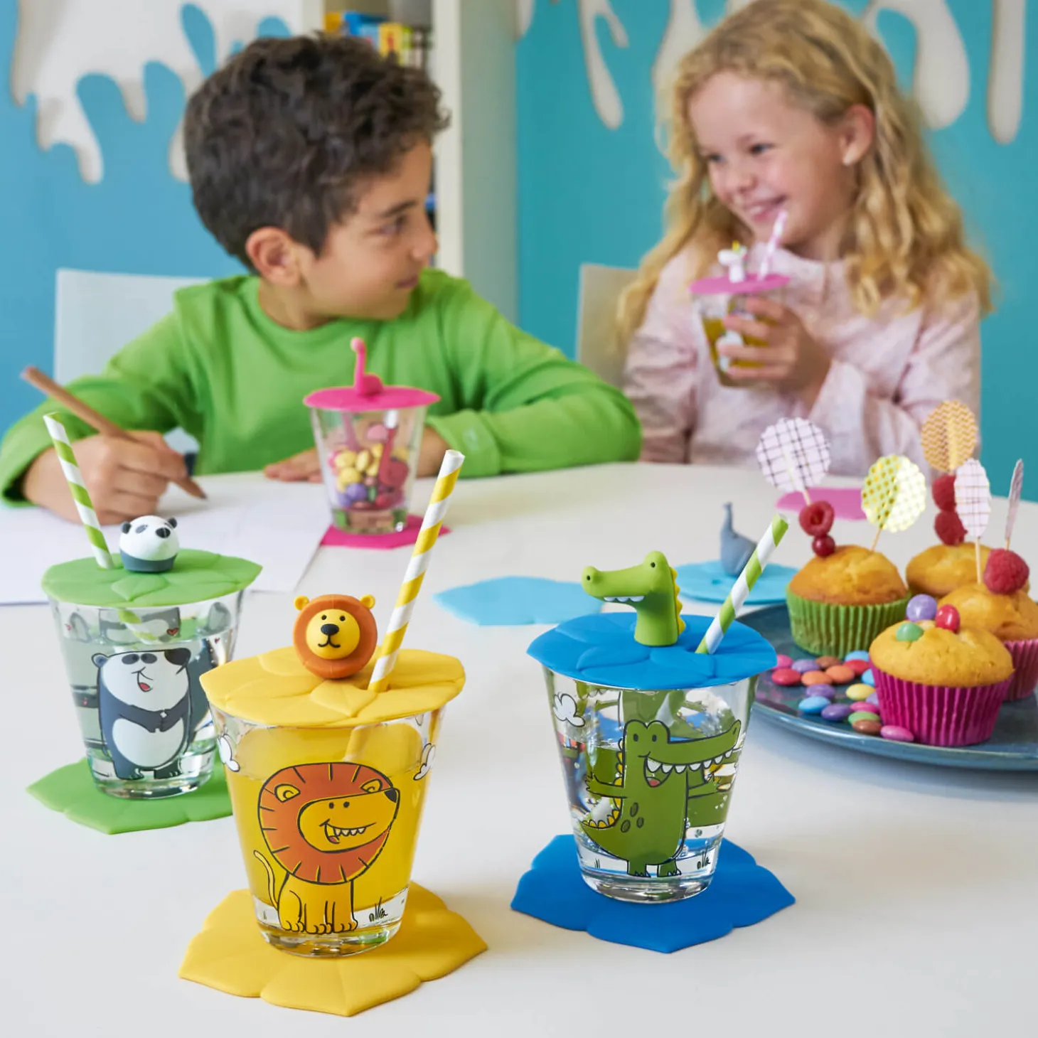 Deckel BAMBINI 9 cm gelb Löwe
