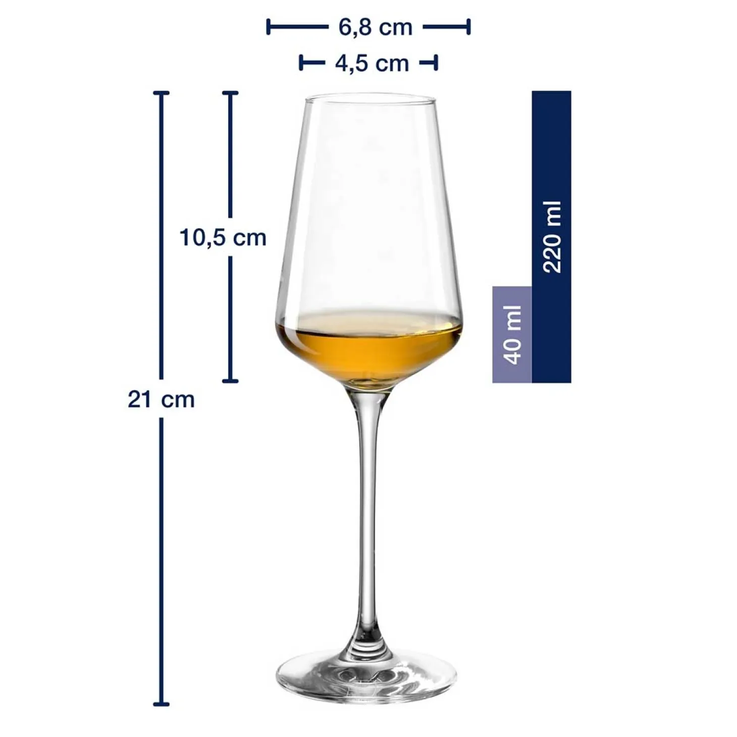 Digestifglas PUCCINI 220 ml 6er-Set