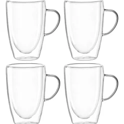 Doppelwandtasse DUO 400 ml 4er-Set