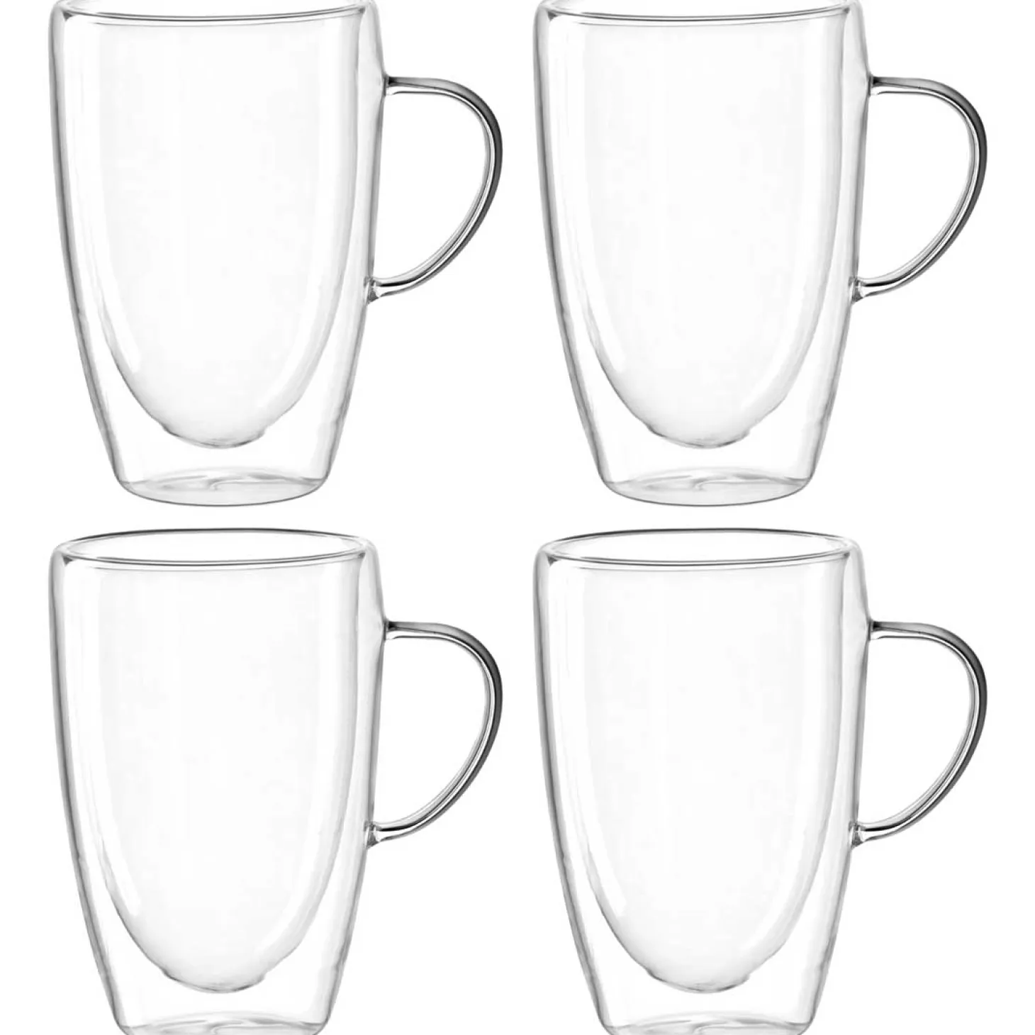 Doppelwandtasse DUO 400 ml 4er-Set