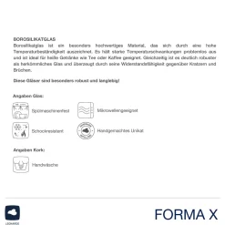 Dose FORMA X 13 cm grau