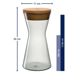 Dose FORMA X 22 cm grau