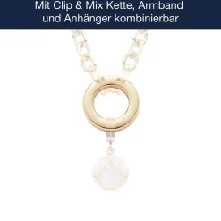 Edelstahlring gold klein flach