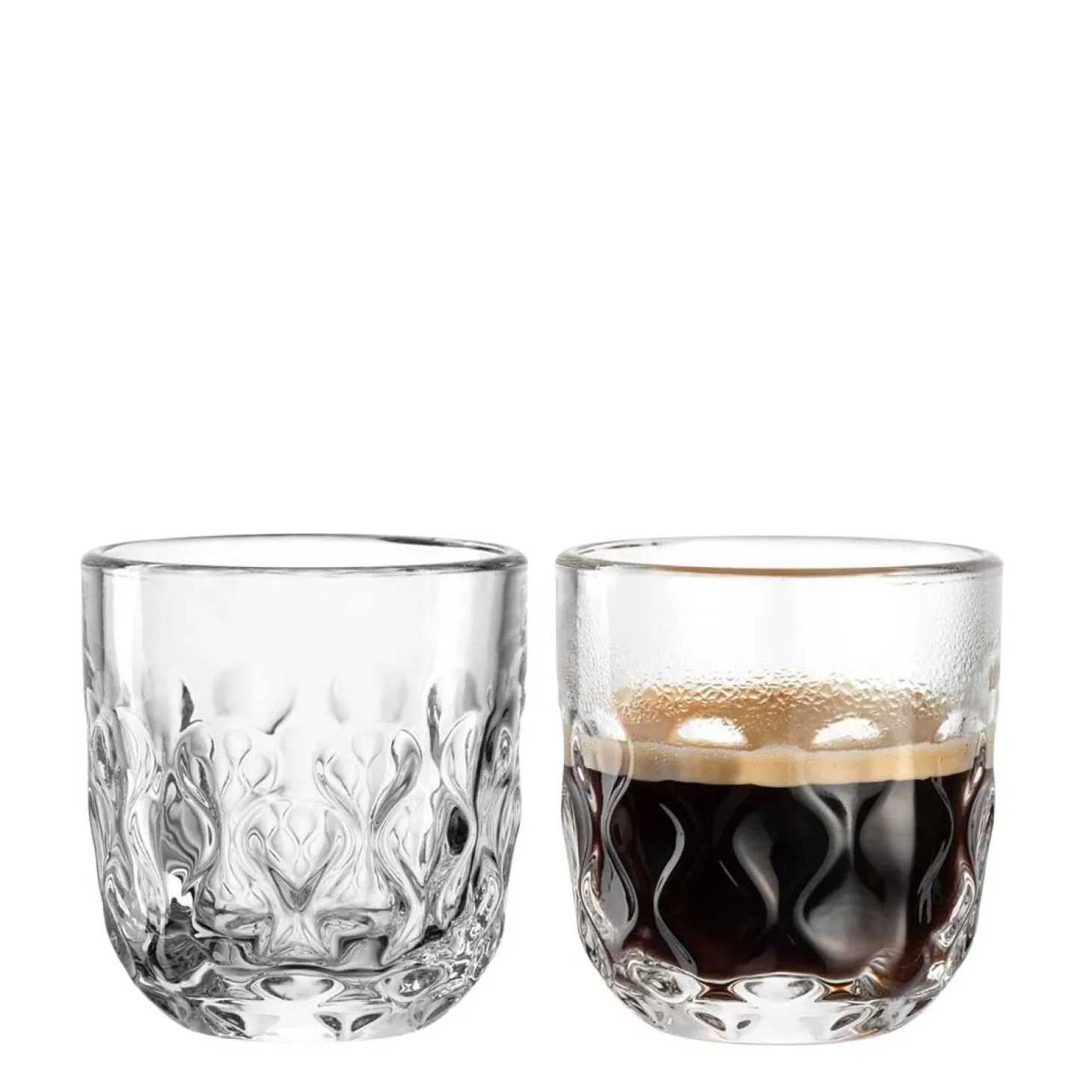Espressoglas GOCCE 90ml 2. Variante 2er-Set