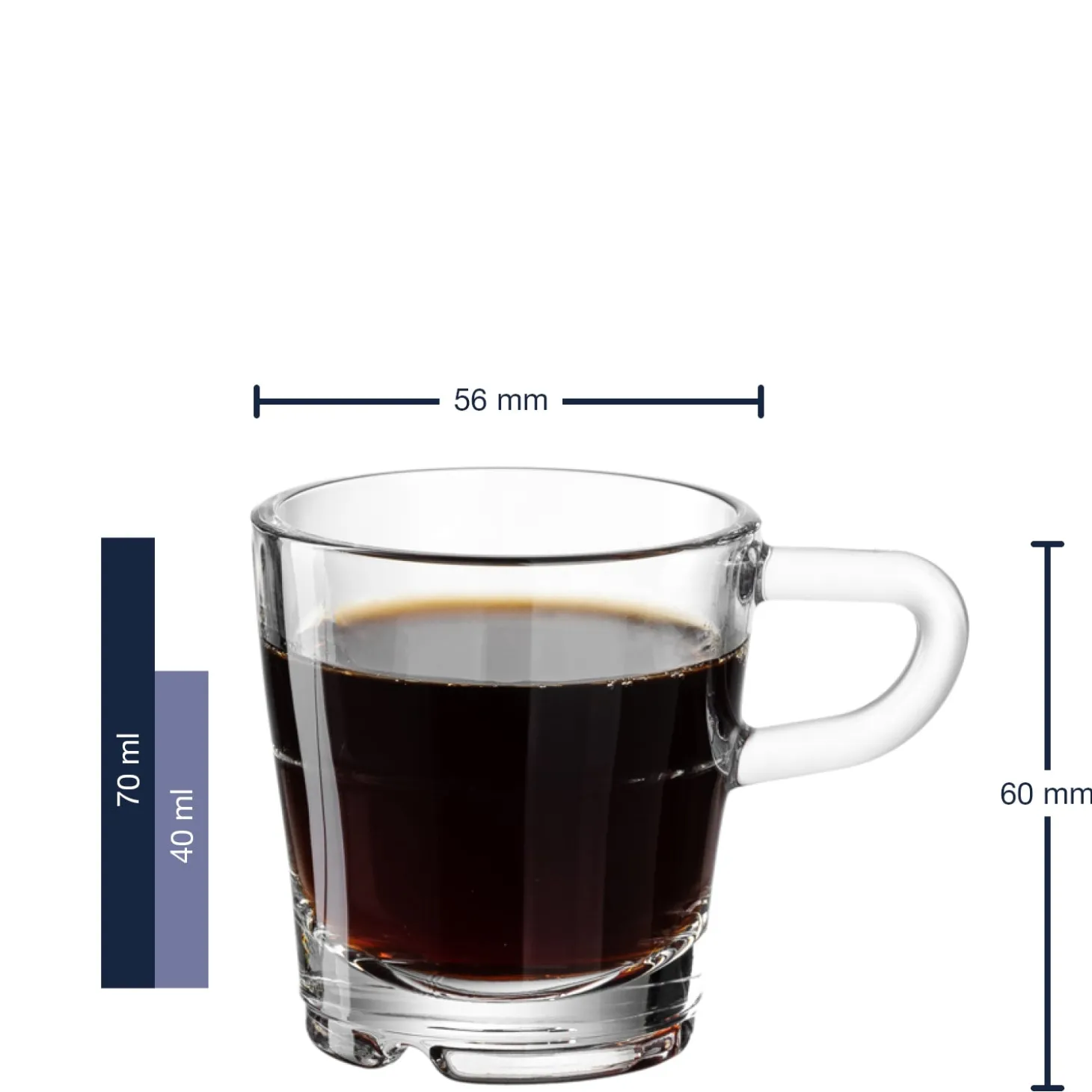 Espressotasse SENSO 70 ml 6er-Set