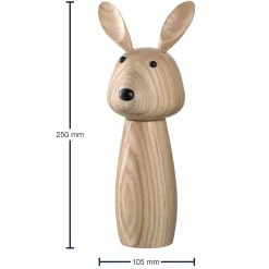 Gewürzmühle Holz CUCINA braun Hase