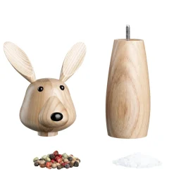 Gewürzmühle Holz CUCINA braun Hase
