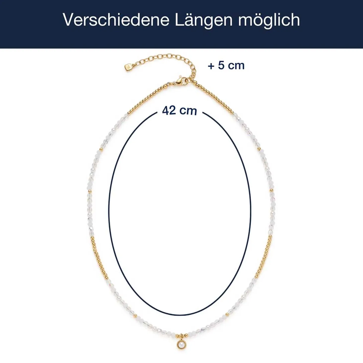 Halskette ALTHINA 42 cm gold CIAO