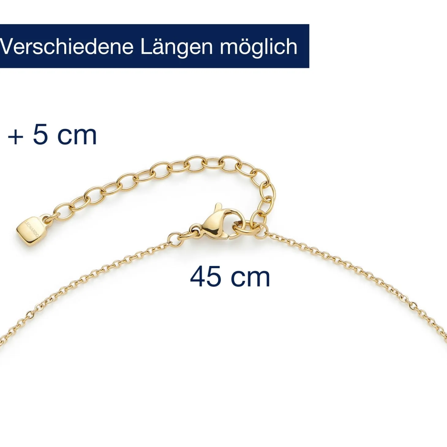 Halskette BOBBY 45 cm gold