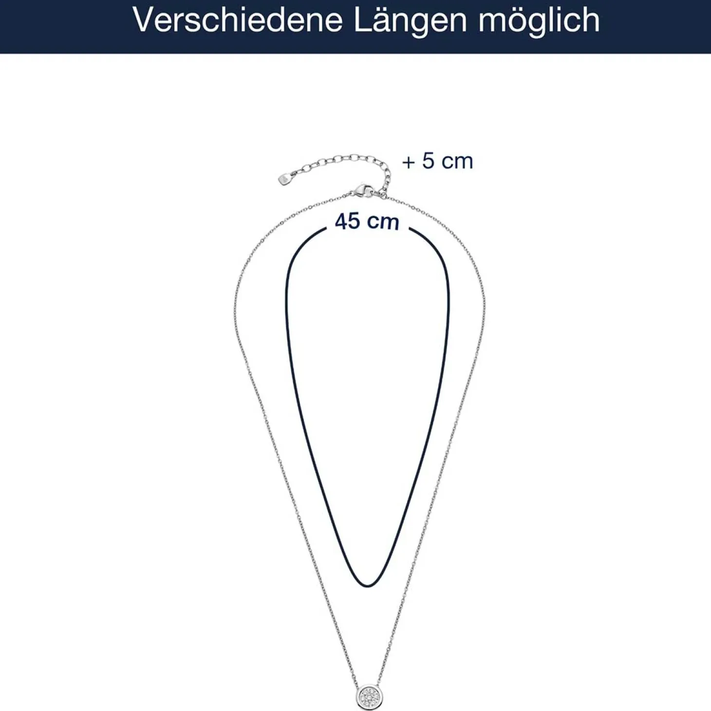Halskette CATHERINE 45 cm