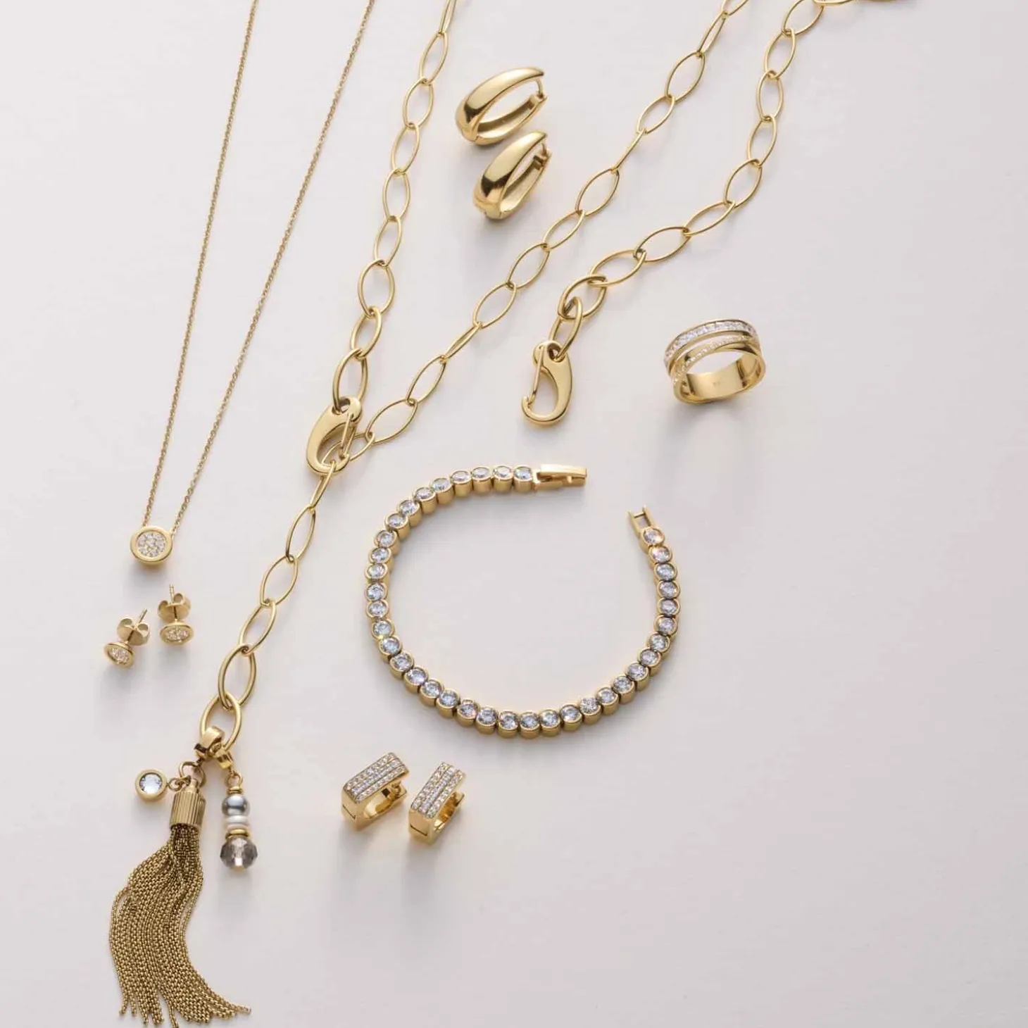 Halskette CATHERINE 45 cm gold