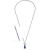 Halskette DONNA 80 cm blau Sommer
