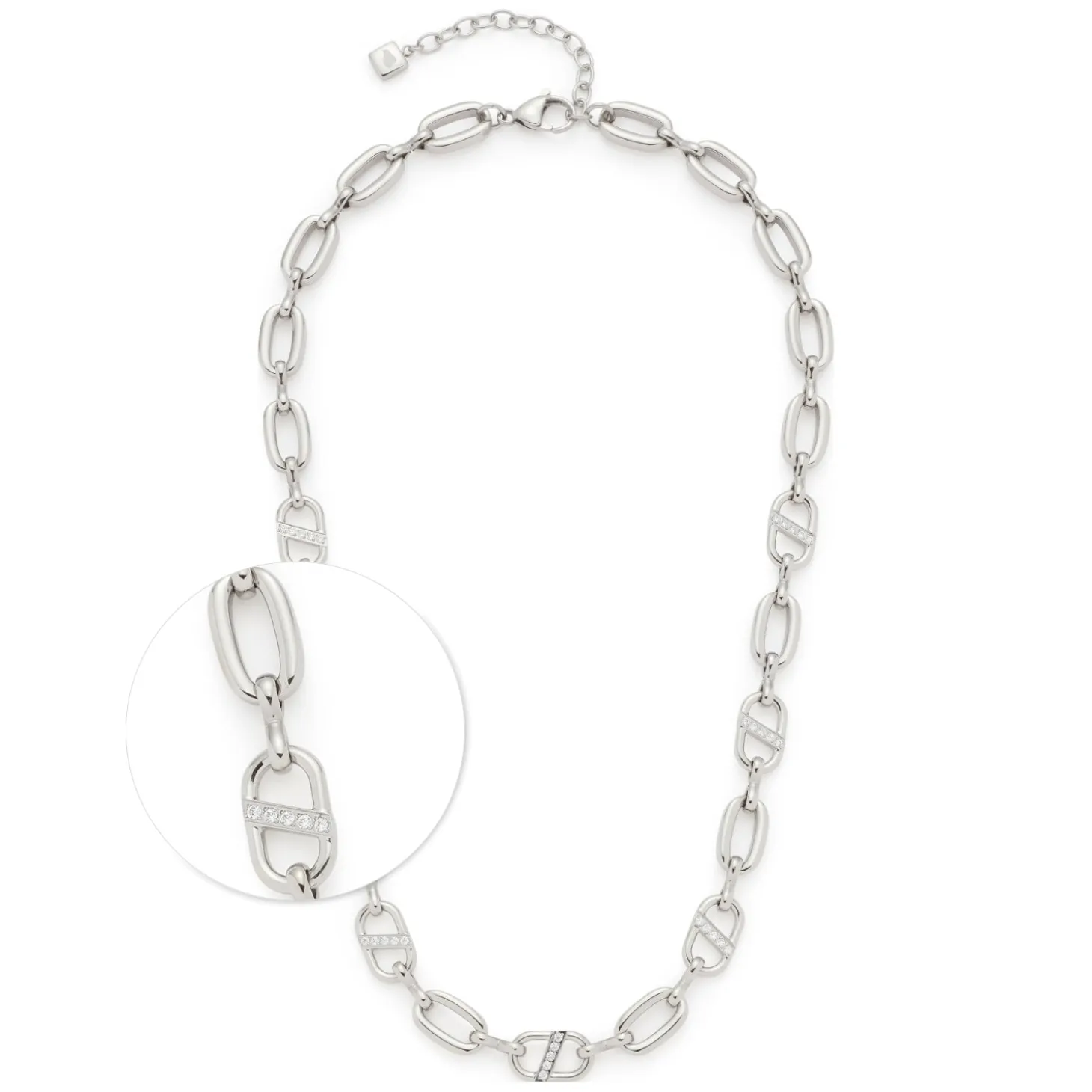 Halskette NAREA 45 cm silber