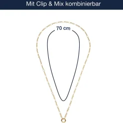 Halskette NINON Clip & Mix 70 cm gold