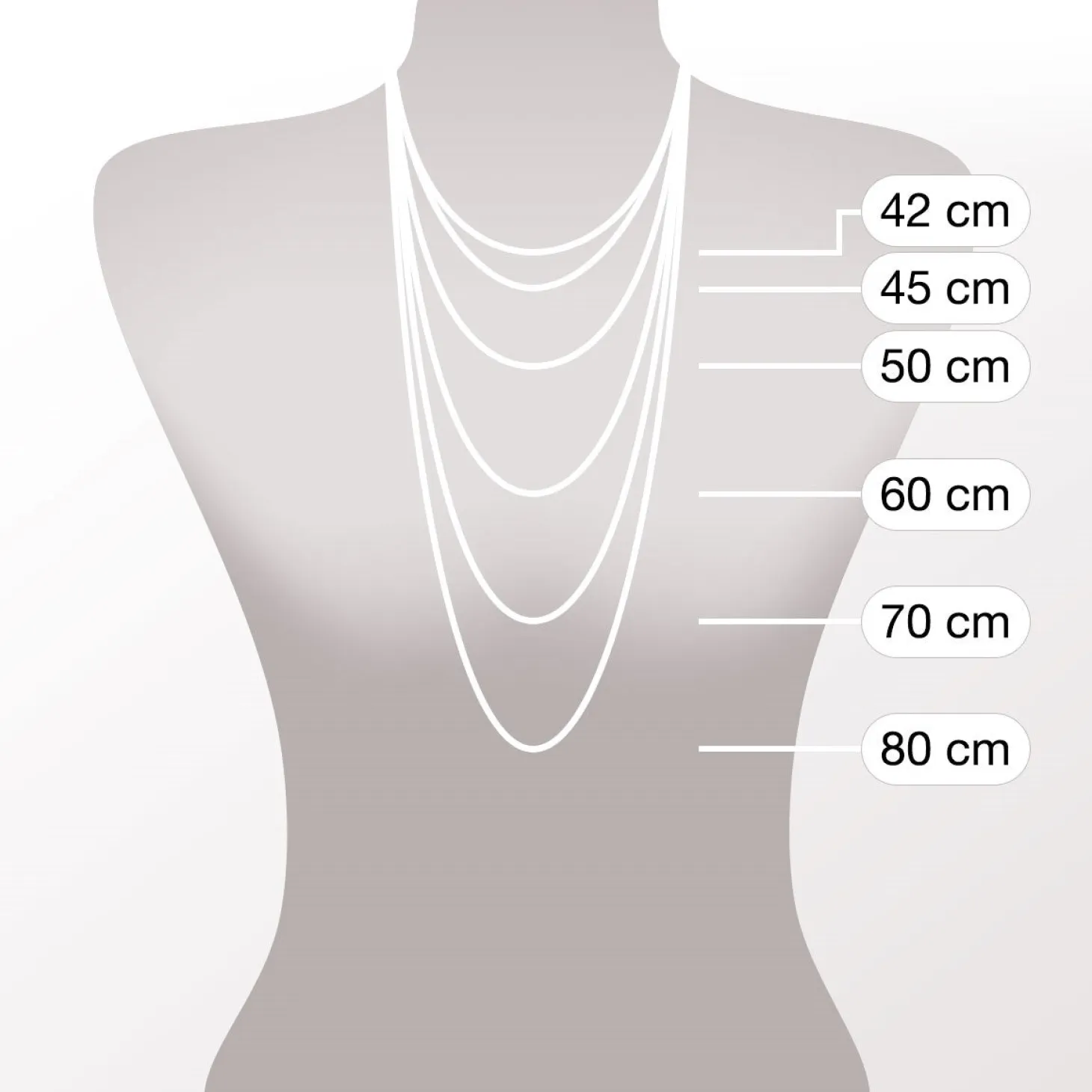 Halskette RANDY 45 cm