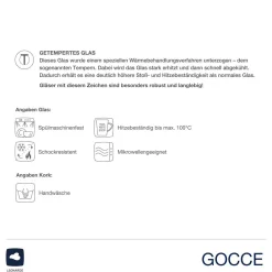 Kaffeeset GOCCE 6-teilig