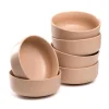 Keramikschale ROMA 16 cm apricot 6er-Set