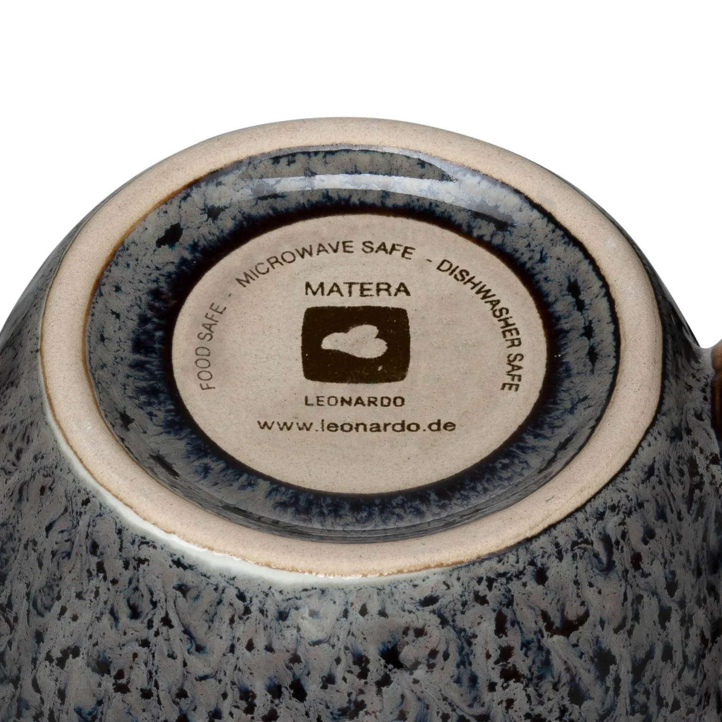 Keramiktasse MATERA 430 ml anthrazit 6er-Set