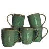 Keramiktasse MATERA 430 ml grün 6er-Set