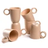 Keramiktasse ROMA 400 ml apricot 6er-Set