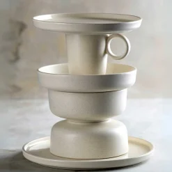 Keramiktasse ROMA 400 ml creme 6er-Set