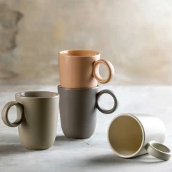 Keramiktasse ROMA 400 ml creme 6er-Set