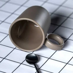 Keramiktasse ROMA 400 ml taupe 6er-Set