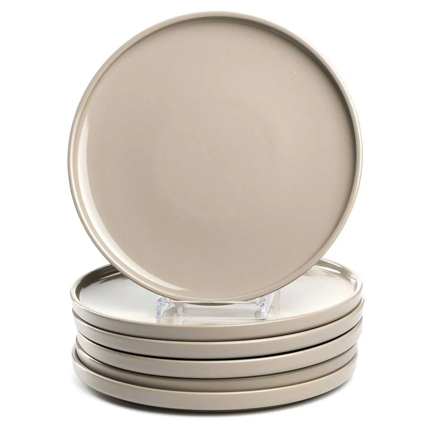 Keramikteller ROMA 27 cm beige 6er-Set