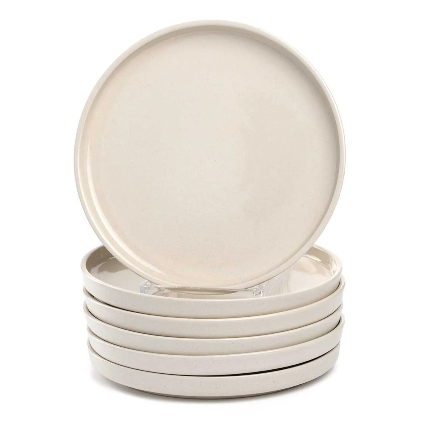 Keramikteller ROMA 22 cm creme 6er-Set