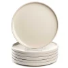 Keramikteller ROMA 27 cm creme 6er-Set