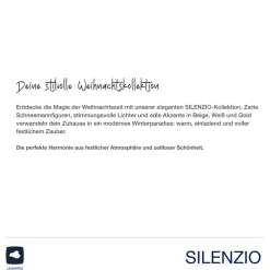Keramikvase SILENZIO 26 cm weiß
