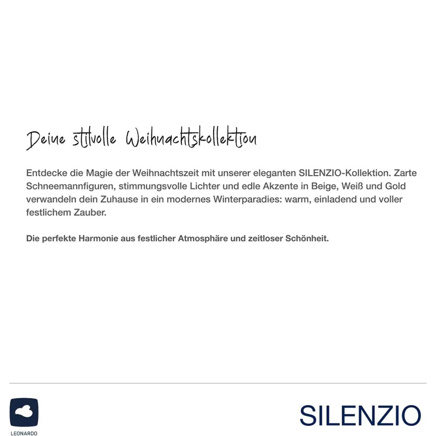 Keramikvase SILENZIO 26 cm weiß
