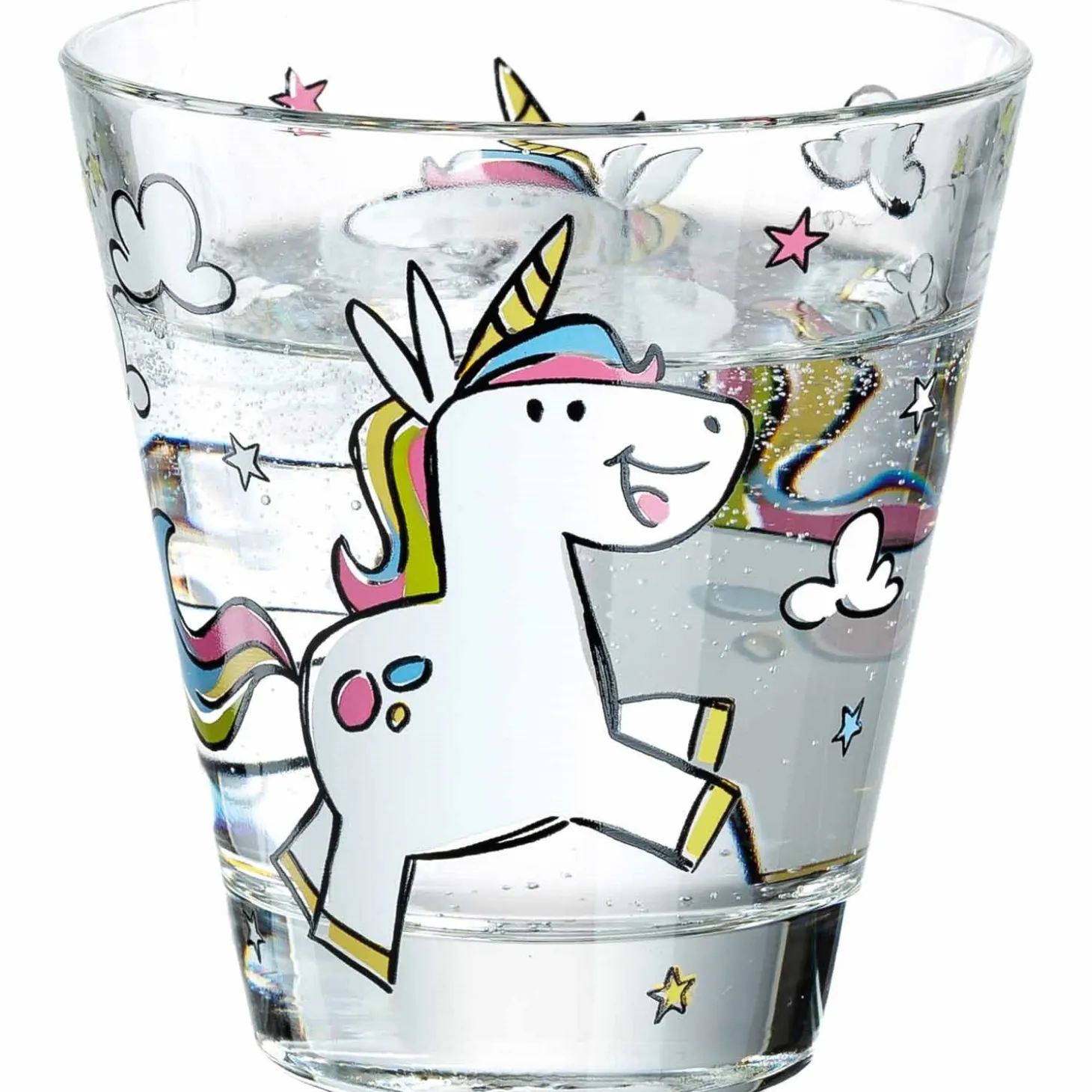 Kinderbecher BAMBINI 215 ml Einhorn 6er-Set