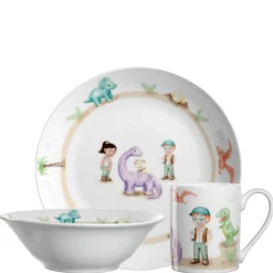 Kindergeschirr BAMBINI AVVENTURA 3-teilig Dino