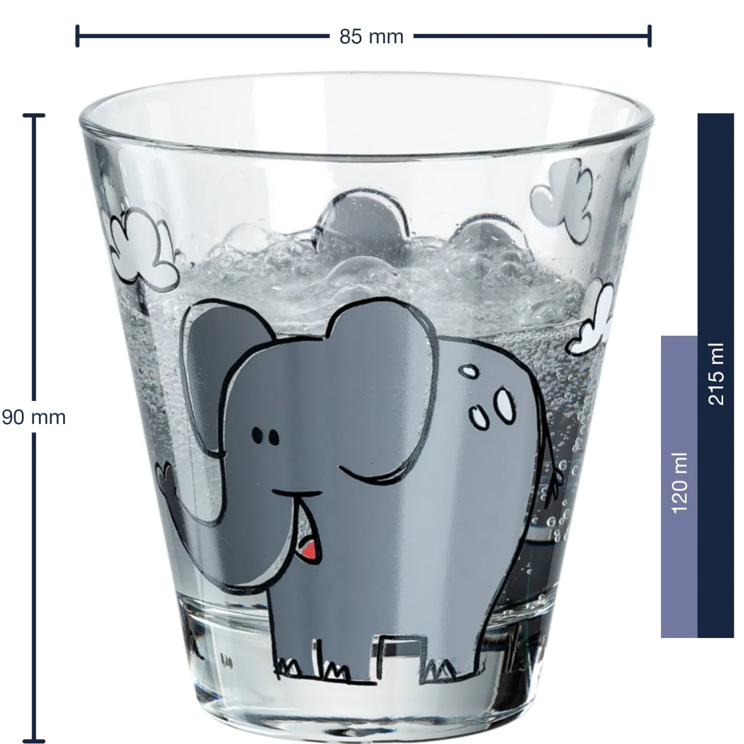 Kindertrinkset BAMBINI 3-teilig Elefant