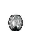 Laterne mit LED CASOLARE 18 cm schwarz