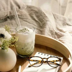 Latte Macchiato Glas GOCCE 380ml 2. Variante 2er-Set
