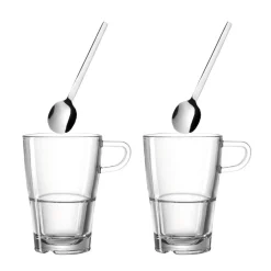 Latte Macchiato/Löffel SENSO 350 ml 4-teilig