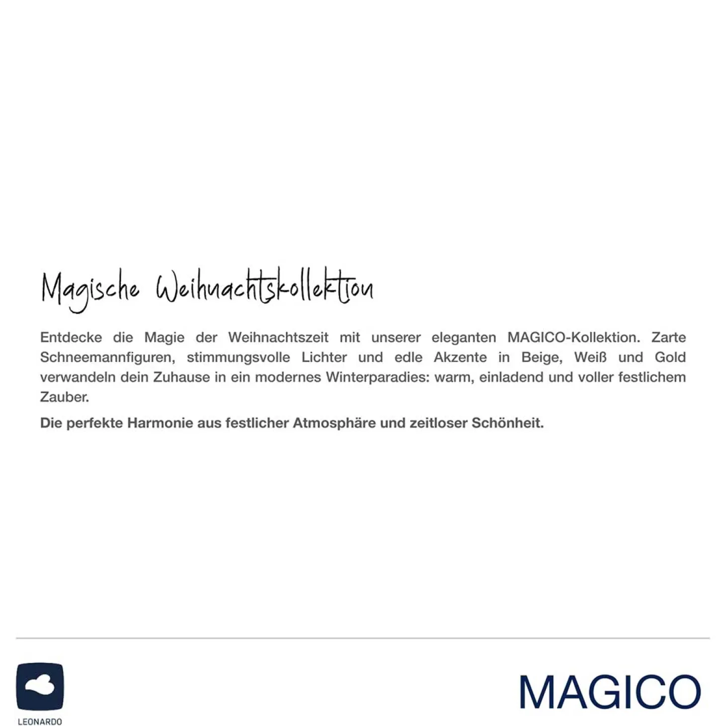 LED Haus 18 cm amber MAGICO