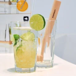Longdrinkgläser/Stößel BAR 540 ml 3-teilig