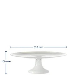 Platte ALABASTRO 31 cm weiß
