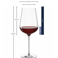 Rotweinglas BRUNELLI 740 ml mit persönlicher Gravur
